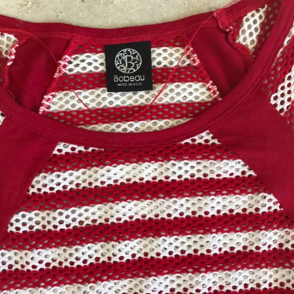 Bobeau woman’s long sleeve mesh shirt - Picture 2 of 4